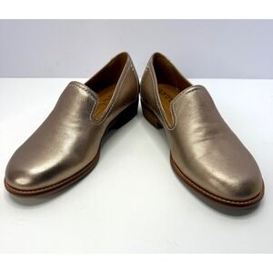 Earth Women's Edna Flat Slip-On Loafers Hold Leather Size 6.5M NWT/BOX